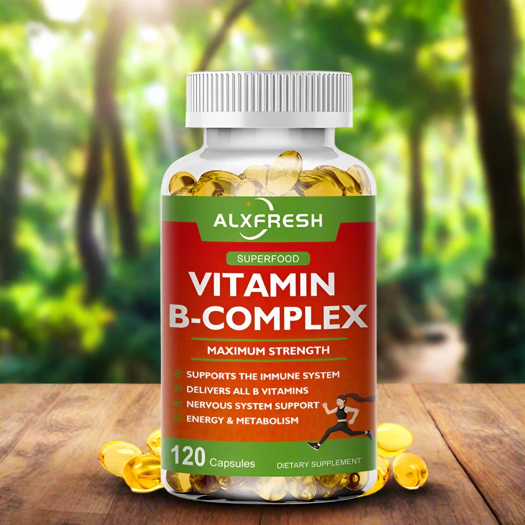 B-Complex Vitamin Supplements - Immune & Energy Support