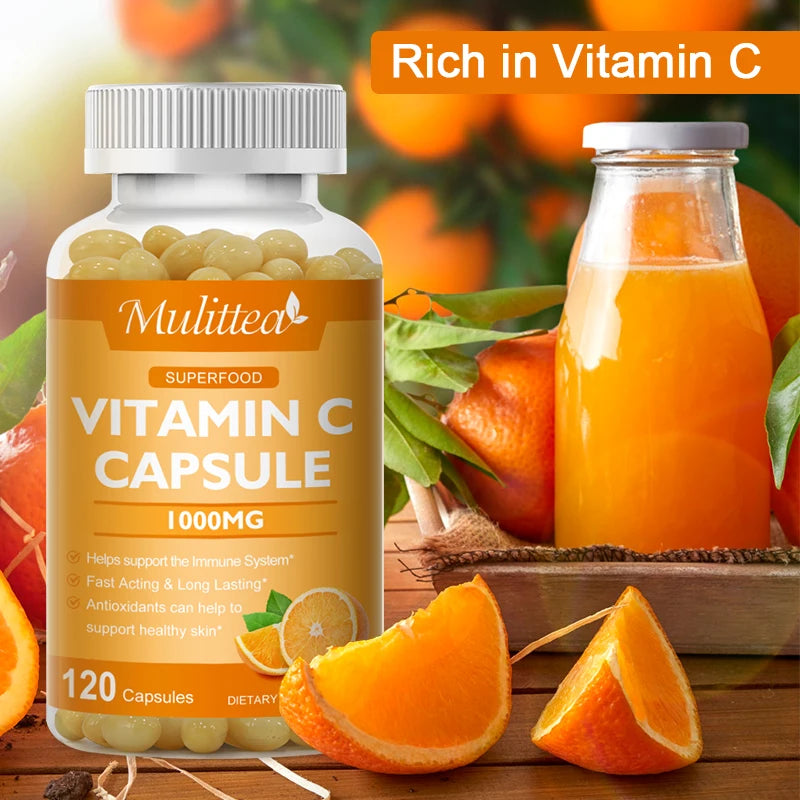 Vitamin C 1000mg - Antioxidant for Skin, Hair & Nail Health