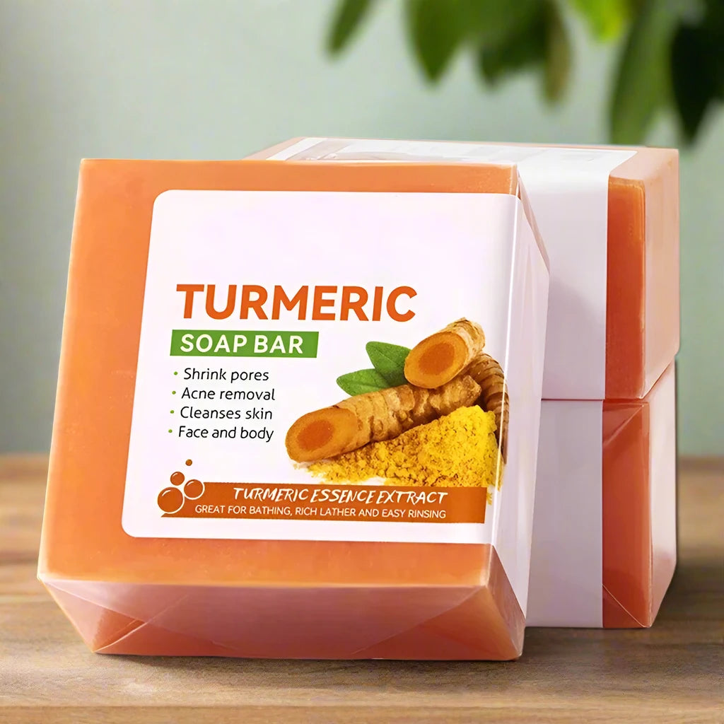 Hand Made Turmeric Soap Body Cleaning Lightening