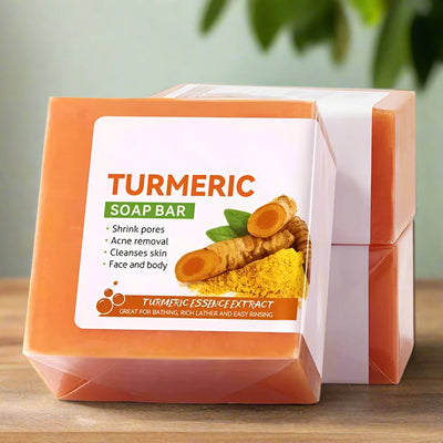 Hand Made Turmeric Soap Body Cleaning Lightening