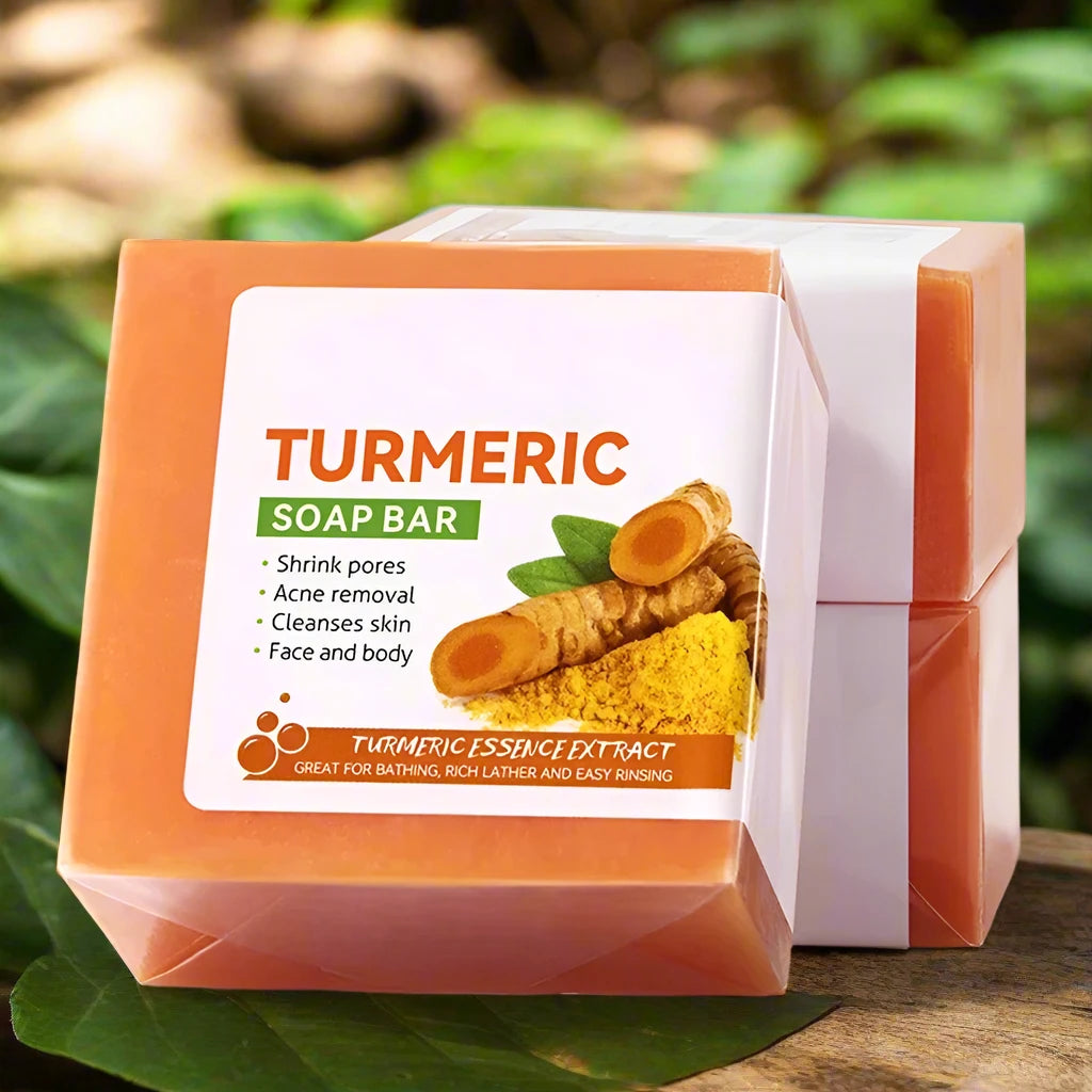 Hand Made Turmeric Soap Body Cleaning Lightening