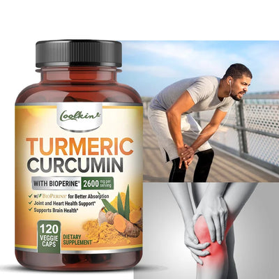 Curcumin Capsules with Black Pepper -Joint Support & Pain Relief