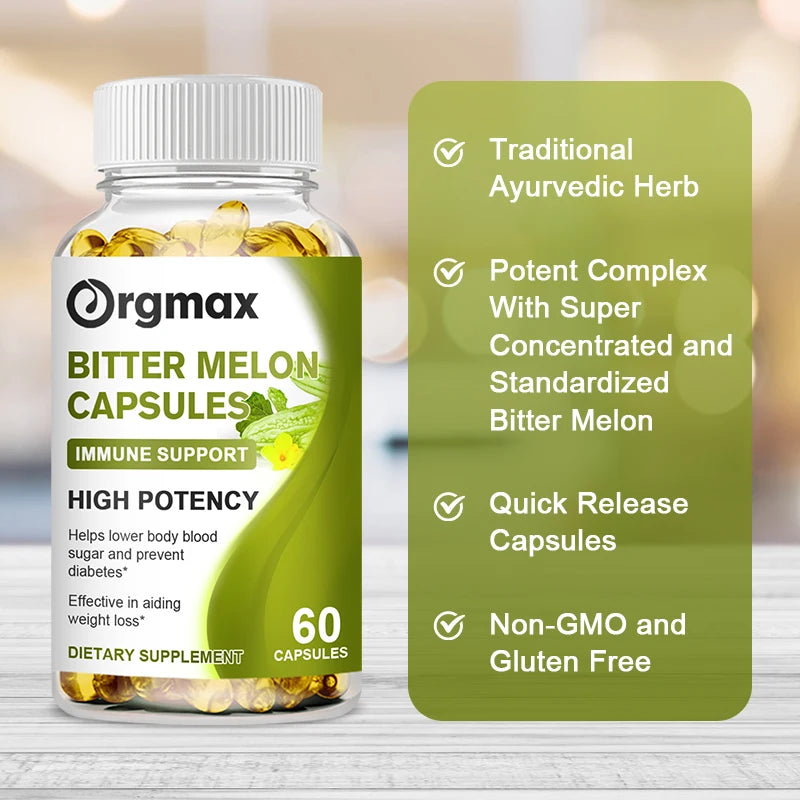 Organic Bitter Melon Extract – Supports Sugar,& Cholesterol