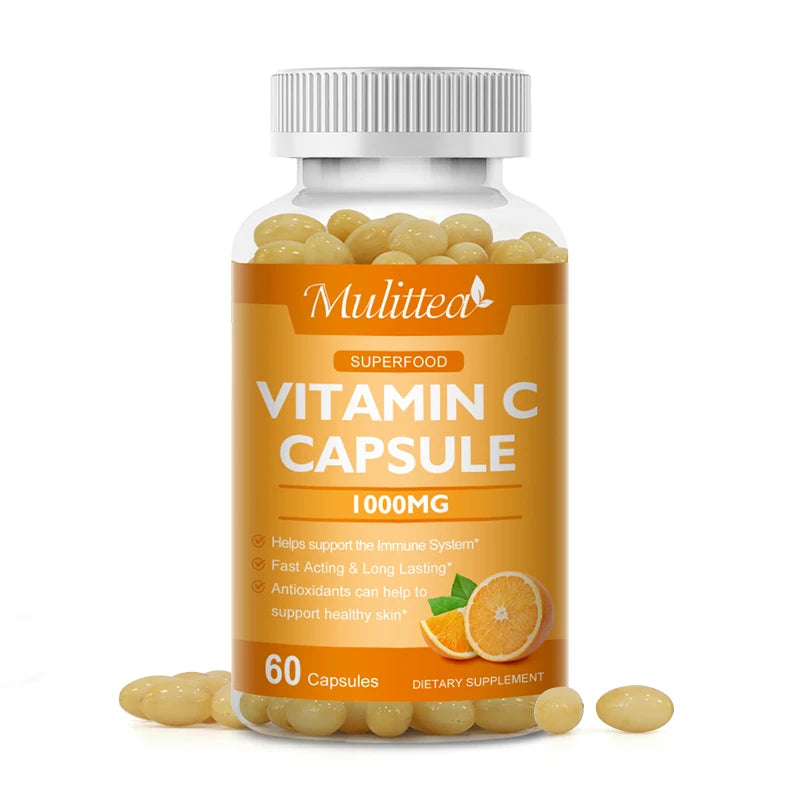 Vitamin C 1000mg - Antioxidant for Skin, Hair & Nail Health