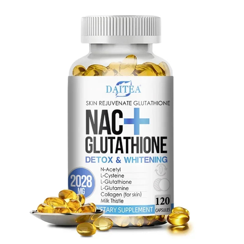 Glutathione Capsules - Antioxidant for Skin, Hair, Nails & Immune Support