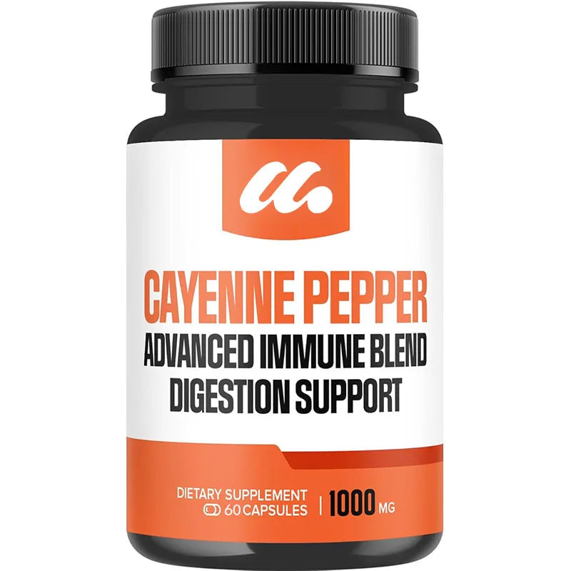 Cayenne Pepper Capsules with Elderberry,  & More - Immune & Heart