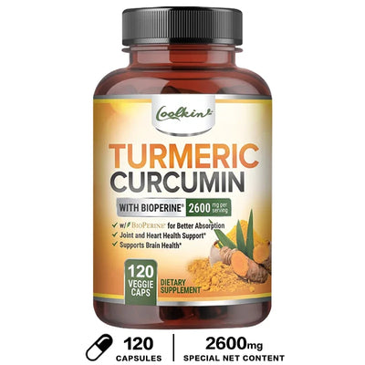 Curcumin Capsules with Black Pepper -Joint Support & Pain Relief