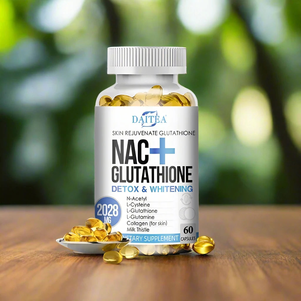 Glutathione Capsules - Antioxidant for Skin, Hair, Nails & Immune Support